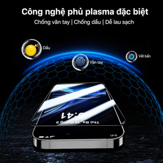 Miếng dán kính cường lực iPhone Tăng độ sáng Chống nổ Chống vân tay Dành cho iPhone 17 Air 16 15 14 13 12 11 Pro Max