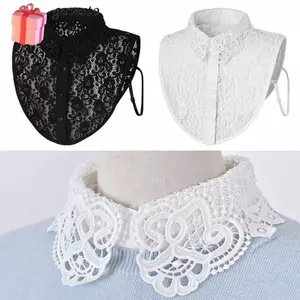 GAVESTO Cổ Giả, Ren DIY Có Thể Tháo Rời Cổ Giả, Đường Cổ Có Thể Tháo Rời Điều Chỉnh Quần Áo Nữ Bé Gái