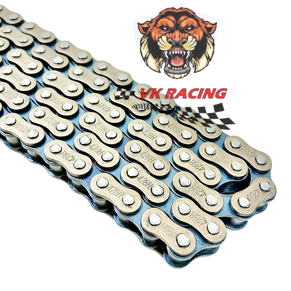 Sên xích lõi cuốn yellow - blue mắc sên màu vàng xanh 428-126L ( sên 9 ly )