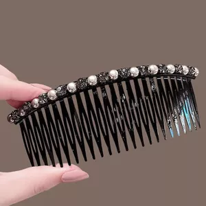 Bướm Lớn Ngọc Trai Kim Cương Giả Lược Chải Tóc Chèn Lược Tóc Gãy Kẹp Tóc Nữ Nổ Kẹp Tóc Đầu Sau Mũ Đội Đầu Bên Kẹp 6.15