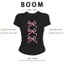 BOOM Áo Baby Tee Nữ Cotton Ôm Body-Áo Thun Ngắn Tay Y2K In Hình PhongCách Mùa Hè, Cổ Tròn Hàng Đầucách hàn quốc phong261