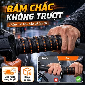 🔥Băng quấn tay lái xe máy chống trượt | Bọc tay lái xe điện thấm mồ hôi | Dây quấn tay lái bảo vệ chống trơn trượt
