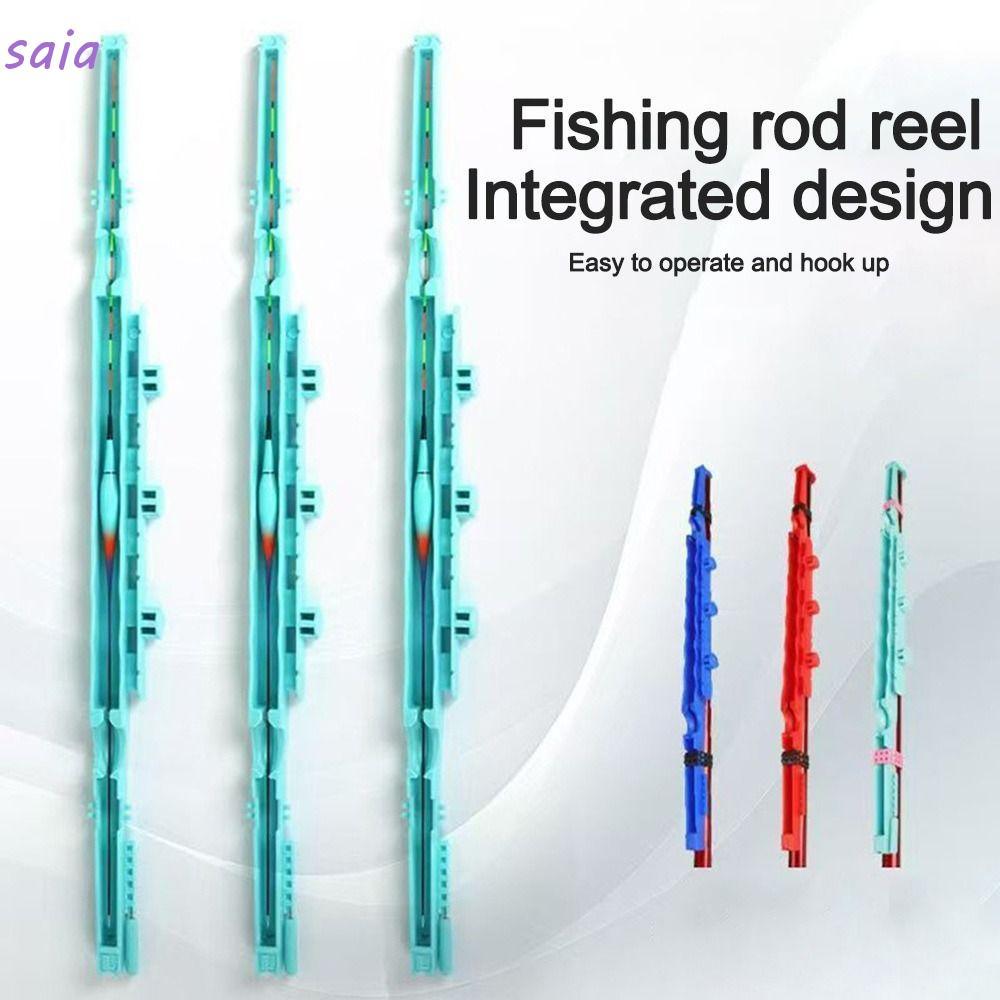 Bộ cuộn dây câu SAIA đầu trước cơ chế cuộn dây nhanh, phụ kiện nhựa di động cho cần câu