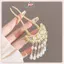 JRP Phong Cách Trung Hoa Ngọc Trai sel Kẹp Tóc Phong Cách Cổ Đại Swaying Kẹp Tóc Nữ Ánh Sáng Sang Trọng Hình Chữ U Mặt Ngựa Váy Kẹp Tóc JRP