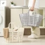 Giỏ đựng đồ giặt bằng nhựa có thể gập lại - Lưu trữ dung lượng lớn cho quần áo bẩn