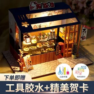 diy Handmade Cabin Thu Nhỏ Kid Lắp Ráp Mô Hình 3d Ba Chiều Sáng Tạo Dễ Thương Quà Tặng Sinh Nhật Cho Bé Gái 0616
