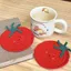 Khuyến Nghị Cà Chua Vui Móc DIY Giải Nén Coaster Người Mới Bắt Đầu Móc Túi Cà Chua Móc Chất Liệu Túi Người Mới Bắt Đầu