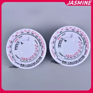 JASMINE 1PC Thước Băng Di Động Đo Chu Vi Eo Thước Thước Thước Thước Thước Thước Đo Đồng Hồ JASMINE