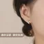 999 Bạc Kim Mai Bông Tai Lá Bông Tai Nữ Ánh Sáng Sang Trọng Cao Cấp Sang Trọng Cao Cấp Vòng Tròn Niche Thiết Kế Tai Xuyên 6.16