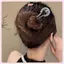 JRP Ngọc Trai Kim Loại Hình Chữ U Tóc Sti Retro Xanh Trắng Sứ Hình Chữ U Hanfu Kẹp Tóc Phụ Kiện Tóc JRP
