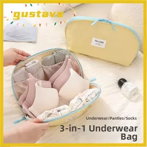 Túi đựng đồ lót GUSTAVA, Túi đựng quần áo đa năng di động, Chức năng nén nhẹ Bộ dụng cụ sắp xếp hành lý Sử dụng du lịch