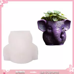 Khuôn silicon đa chức năng YOI để đúc bê tông nhựa Trang trí Chậu trồng cây mọng nước và trưng bày trang sức