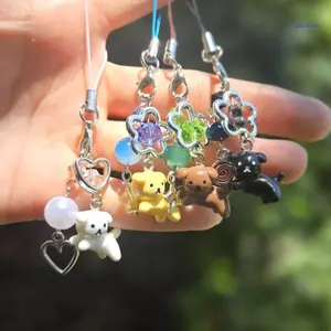 SUIT Kẹp Chìa Khóa Cho Chó Nhỏ Nghệ Thuật Thủ Công Thủ Công Thích Hợp Cho Móc Khóa Túi Charm Bộ Sưu Tập