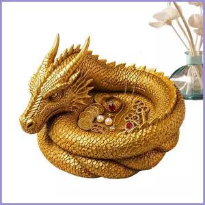 Bát Chìa Khóa Cho Lối Vào Bàn Rồng Gothic Hộp Đựng Trang Trí 3D In Hình Catchall Bát Cho Đồng Xu Vòng Cổ mueadsyvn