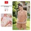 Bộ đồ mặc nhà nữ CARDINA chất liệu thô đũi sat nách cổ tim phối viền ren và quần đùi 6BON02