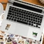 Bộ 50 Miếng Dán Biểu Hiện Mèo Dễ Thương PVC Chống Thấm Nước Cho Hành Lý Laptop Điện Thoại DIY