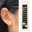 20 Miếng Dán Hình Hoa Bướm Pha Lê Tai Hạt Châm Cứu Auricular Dùng Một Lần Tai Stiers Massage Trị Liệu Kim Miếng Dán