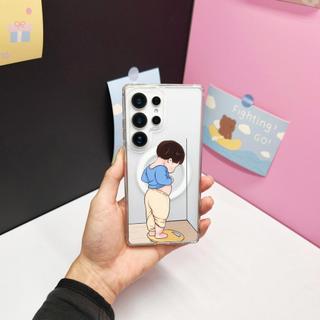 Dành Cho Samsung s26 Ultra S25 FE S25 Ultra Ốp Lưng S24 Ultra S24 FE Hoạt Hình Dễ Thương A56 17 16 15 14 13 12 pro max Từ S23 Siêu Cứng Trong Suốt Trọng Lượng Nam Nữ