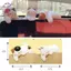 HFTOY 3pcsputer Màn Hình Đồ Trang Trí Nhỏ Để Bàn Búp Bê Mèo Thỏ Trang Trí Nhà Luy Mèo Nhựa Hình Phụ Kiện Gia Đình ~