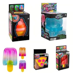 Bộ đồ chơi mực không độc hại TPR Long lanh Maltose Squishy An toàn cho da Co Giãn Bóp Fidget cho trẻ em Chơi giác quan từ 3 tuổi trở lên