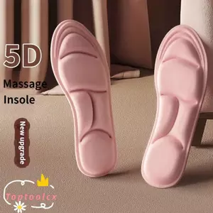 TOPTOOLCX 5D Đế Thể Thao, Khử Mùi Thoáng Khí Chạy Bộ, Phụ Kiện Chăm Sóc Bàn Chân Nhớ Xốp Massage Chỉnh Hình Đế Chạy