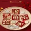 # HB # 6 Chiếc Năm Mới Paet Mini Tiền Xu Nhà Thơ Lời Chúc Tốt Nhất Họa Tiết Lu Túi Đựng Tiền Kích Thước Nhỏ Nhà Thơ Đỏ Sinh Nhật Đám Cưới.