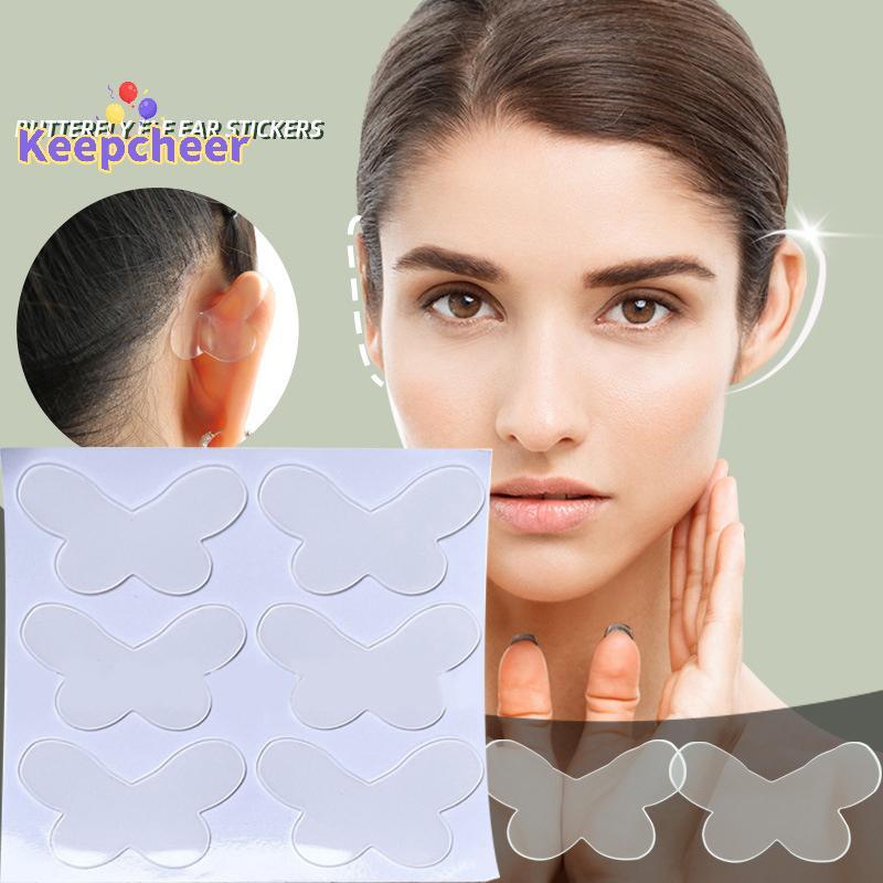 [Keepcheer] Bộ 6 miếng dán chỉnh tai hình bướm, hỗ trợ tai, tự dính, mới