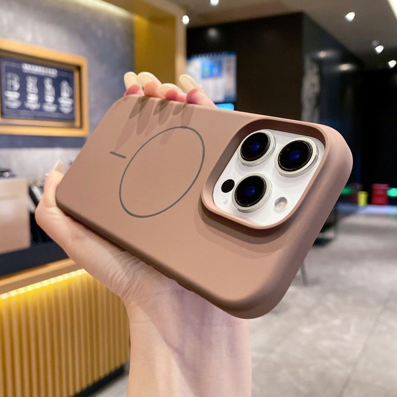 Vỏ silicon chống rơi siêu bền，Hỗ trợ vỏ điện thoại di động sạc không dây Cho iphone 17 16 15 14 13 12 11 Pro max