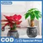 Mini Tự Tưới Hoa Nồi Cá Bể Nhựa Trong Suốt Chậu Cây Tự Tưới Cây Chậu Bình Để Trang Trí Nhà Cửa