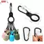 ECK Mực Jig Mồi Bảo Vệ Bộ 6 Webfoot Bạch Tuộc Egi Móc Bao Da Mực Ô Mồi Mũ Với Carabiner Câu Cá HOT