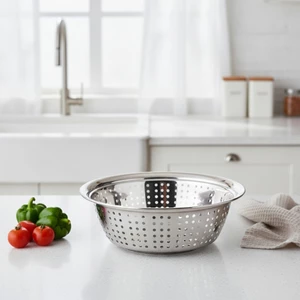 Máy lọc rau củ đục lỗ bằng thép không gỉ Lưu vực thoát nước dày vệ sinh cho đầu bếp gia đình, nhà bếp, bồn rửa
