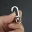 < WHPHous-t > Móc khóa Bapa lò xo Mini bằng hợp kim kẽm Carabiners leo núi sinh tồn Móc khóa kẹp Bule cho thợ tìm chìa khóa ô tô Đẹp