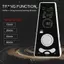 Hẹn giờ điều chỉnh âm lượng điện tử Metronome kỹ thuật số cho đàn Piano Trống đàn Violin Kiểm soát tốc độ Trắng