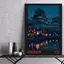 Retro Nhật Bản Du Lịch Phong Cảnh Nhật Bản Poster Không Khung Tranh Canvas Trang Trí Tường Nhà Thanh Lịch