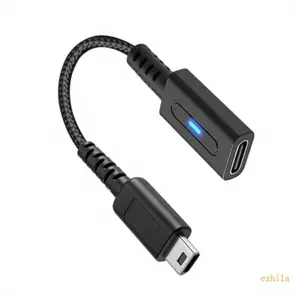 Cáp nguồn loại C đa chức năng exhila Dây sạc dài 10cm Kết cấu PVC