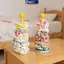 MAKY Tóc Scrunchies Kẹp Tóc Người Tổ Chức Dễ Thương Cô Gái Trang Sức Giá Đỡ Đầu Dây Hiển Thị Ra Trẻ Em Phụ Kiện Tóc Lưu Trữ VN