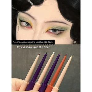 chuốt mắt mascara cọ kẻ mắt eyeliner bút kẻ bọng mắt Bút kẻ mắt Gel chống nước Maxfine Red Brown