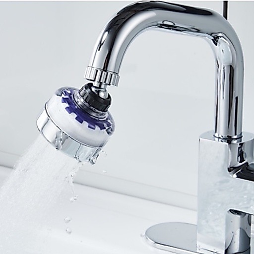 Đầu lọc tăng áp gắn vòi rửa mặt  rửa chén bát xoay 360 đa năng tiện dụng cho nhà bếp