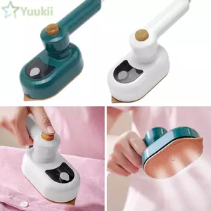 Nồi hấp du lịch YUUKII, 180°Bàn ủi hơi nước siêu nhỏ 2 trong 1 có thể xoay được, Bàn ủi hơi nước du lịch Mini có thể gập lại dần làm nóng dần cho quần áo