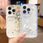 Ốp Điện Thoại Cho Samsung Galaxy A06 A05 A05S A04 A04E A35 A34 A53 A52 A23 A24 A14 Ốp Điện Thoại Màu Trắng Dễ Thương Hoa Nhỏ Kem Vuốt Cạnh TPU Họa Tiết Silicon Bảo Vệ Camera