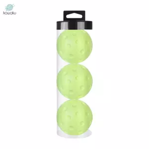 Bóng Pickleball xốp mềm 74mm Bóng tập luyện PU yên tĩnh có độ ồn thấp cho văn phòng tại nhà và chơi ngoài trời