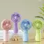 Quạt Mini Cầm Tay 3 Tốc Độ Có Thể Điều Chỉnh Nhẹ Quạt Cầm Tay Nhỏ Cho Văn Phòng Gia Đình Trường Học Du Lịch jiwvn