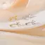 PNPIA- 1 Cặp Ngôi Sao Tai Bông Tai Pha Lê Vít Bông Tai Thời Trang Đơn Giản Ngôi Sao Đinh Bông Tai Nữ Trang Sức