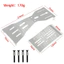 1 Bộ Kim Loại Thép Không Gỉ Khung Xe Giáp Bảo Vệ Bảo Vệ Tấm Trượt Cho Arrma FURY MEGA 1 / 10 RC Xe Nâng Cấp Phần