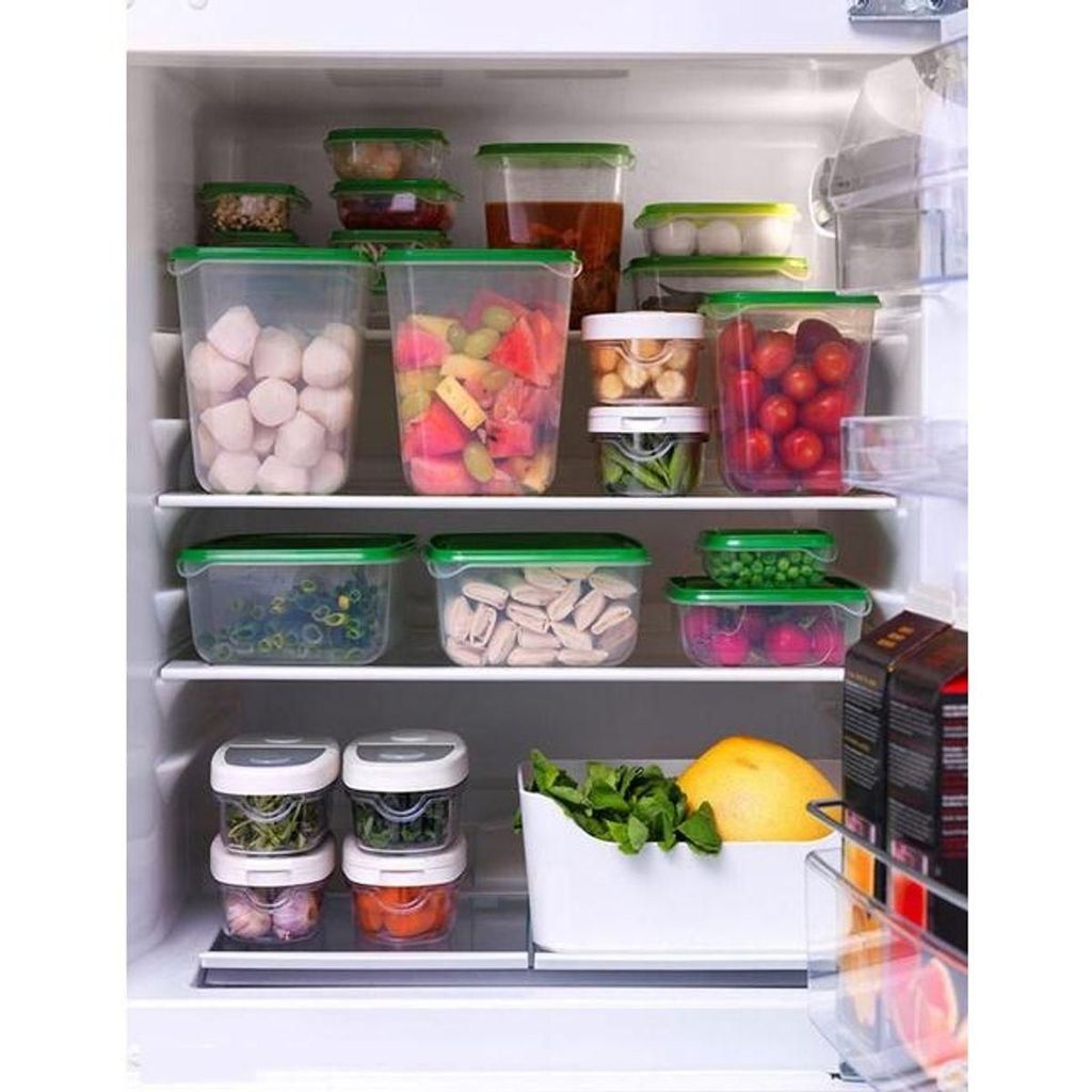 Bộ Hộp Đựng Thực Phẩm 17 Món - Set 17 hộp nhựa tủ lạnh cao cấp bảo quản đồ ăn food