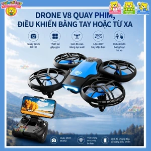 Máy bay không người lái V8 – drone cho trẻ em, có thể điều khiển từ xa hoặc bằng tay