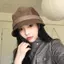 PNPIA- Thời Trang Đa Năng Mùa Đông Thu Đông Corduroy Buet Mũ Dành Cho Nữ Người Cá Mũ Có Thể Gập Lại Vành Rộng Mũ Buet Có Thể Điều Chỉnh