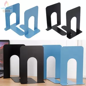 GILL 1 / 2 Giá đỡ sách, Giá đỡ sách kim loại hình chữ L, Nút chặn sách chống trượt dày bền bỉ Hỗ trợ tại nhà