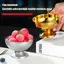 AA Salad Cup An Toàn Thép Không Gỉ Cốc Kem Vàng Bạc Món Tráng Miệng Bát Có Kem Thìa Phụ Kiện Hộ Gia Đình Dụng Cụ Nhà Bếp Cho Tiệc Gia Đình Thanh VN