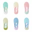 DONOVANQQ Tất Yoga Silicon Gradient, Chống Trơn Trượt Chắp Vá Thể Dục PilatesSocks, Tất Sàn Mềm Thoáng Khí Thời Trang Chống Rơi
